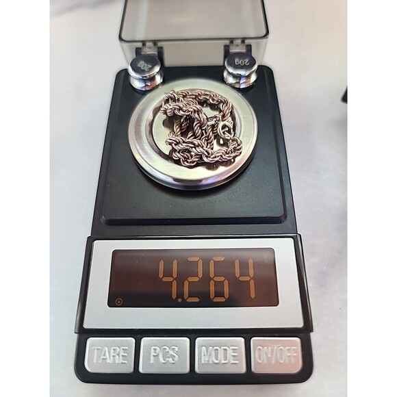 Italian 925 Sterling Silver Chain Bracelet Vintage - Picture 10 of 10